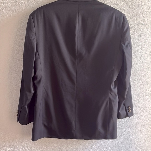 Murano Blazer Sport Coat Wool Navy 42S - Picture 2 of 10